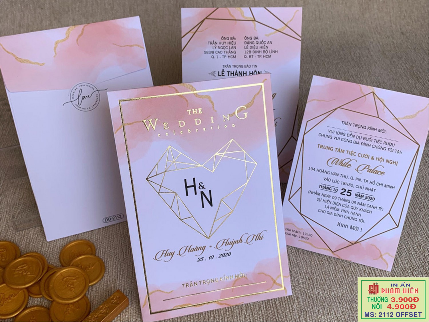 THIỆP CƯỚI 2112 OFFSET