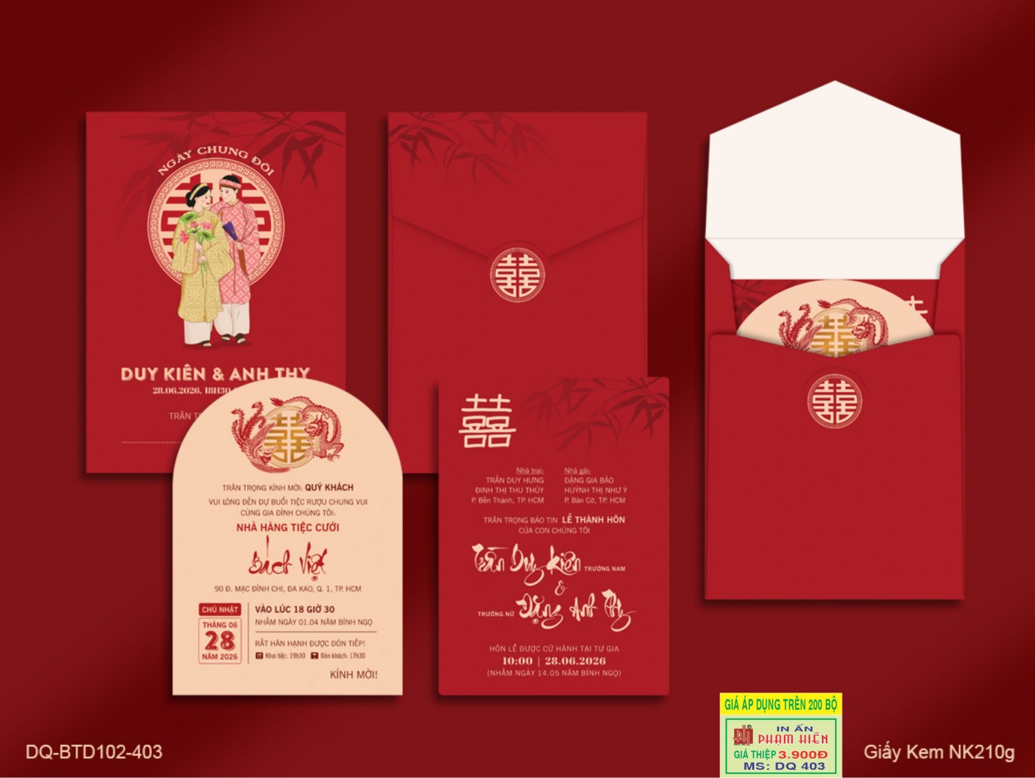 THIỆP CƯỚI BTD102-403