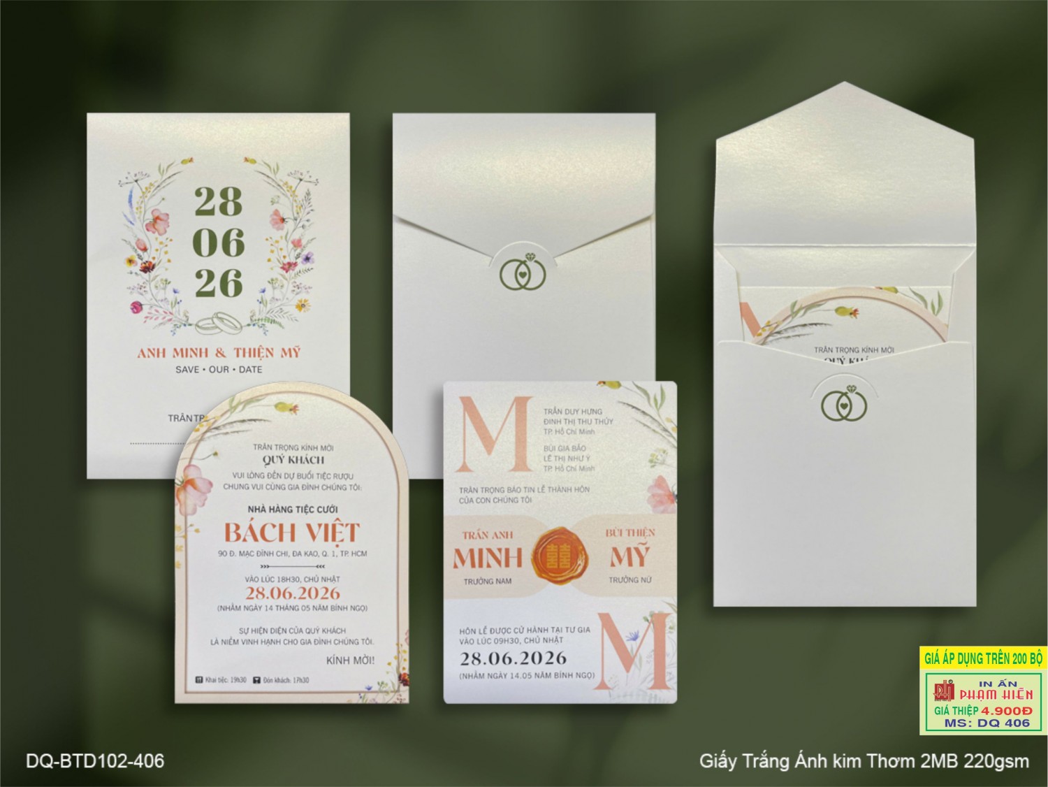 THIỆP CƯỚI BTD102-406