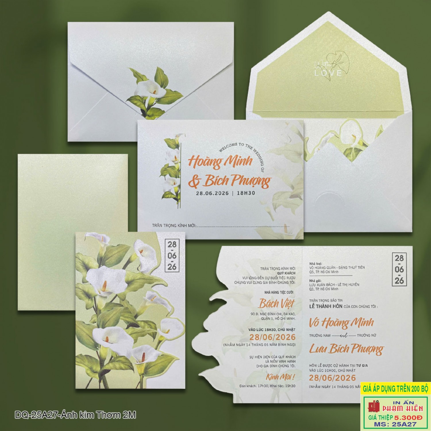 THIỆP CƯỚI 25A27