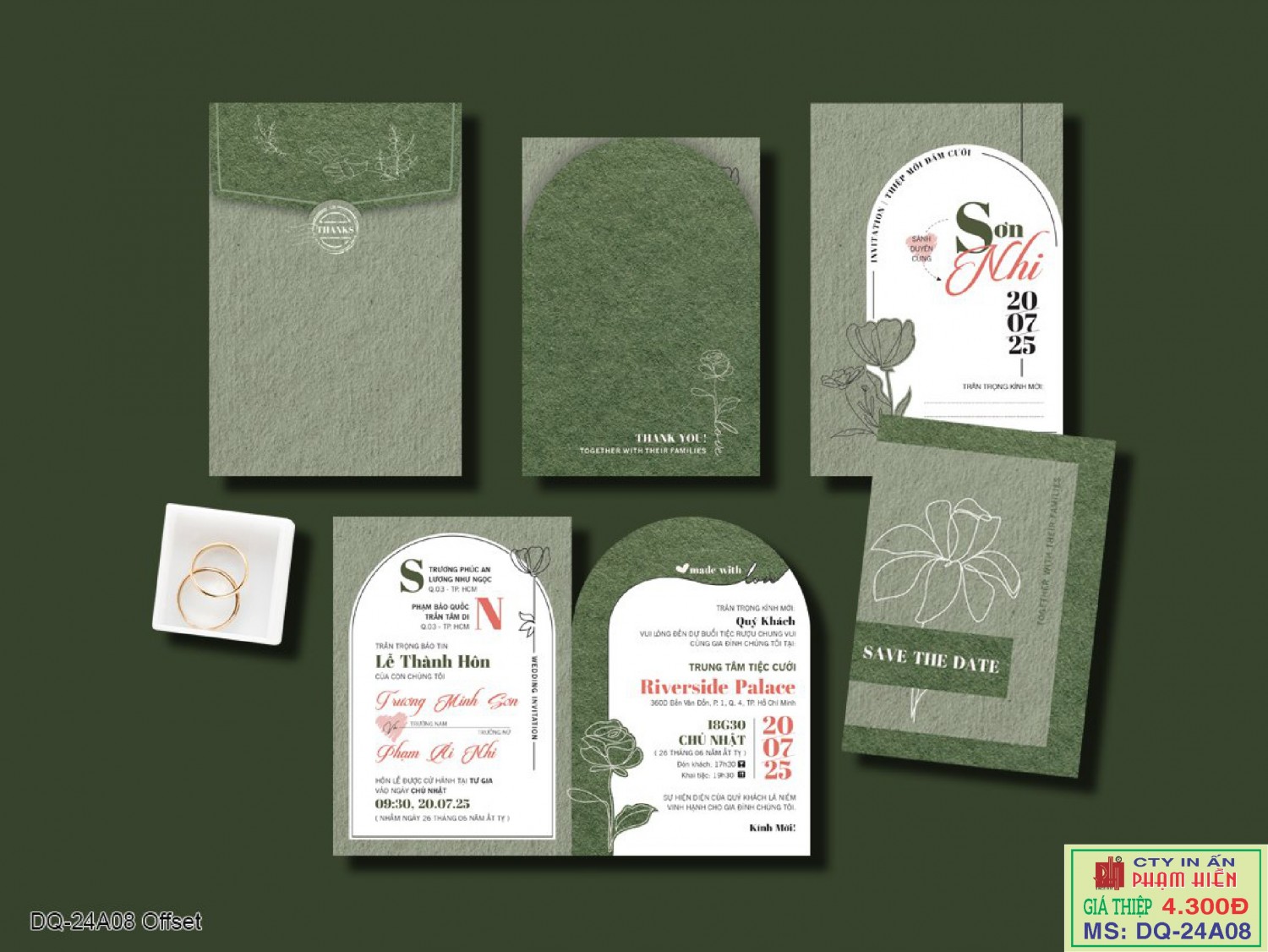 THIỆP CƯỚI 24A08