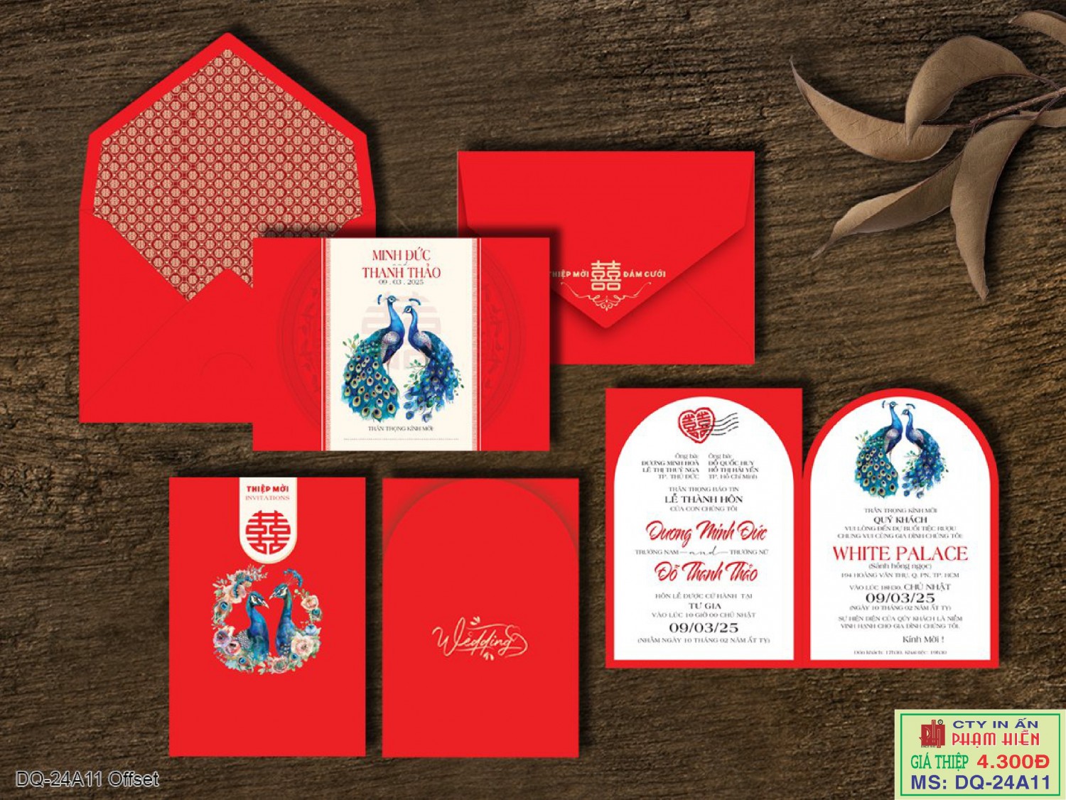 THIỆP CƯỚI 24A11